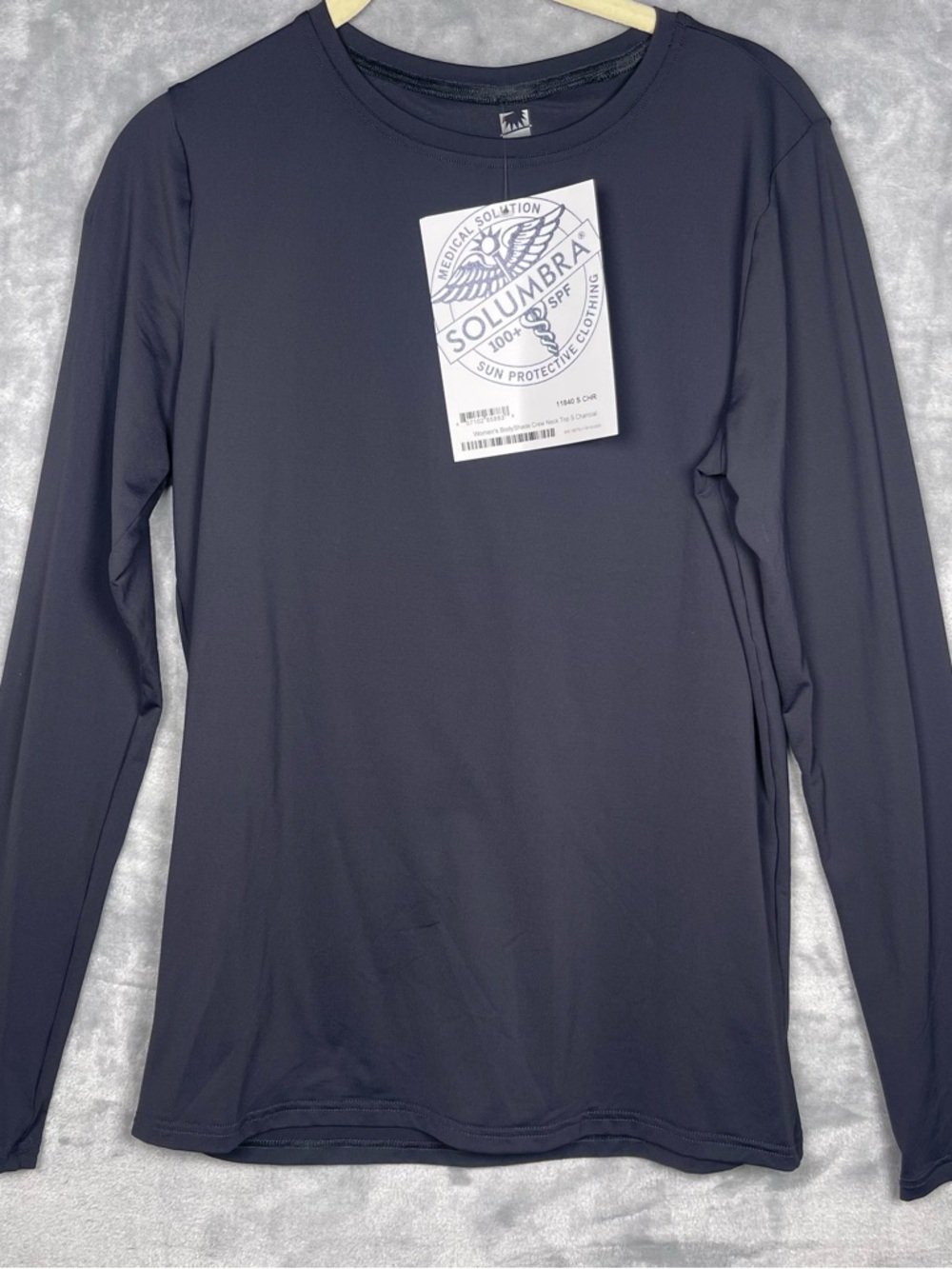 Solumbra Women's Long Sleeve Sun Shirt - Charcoal
